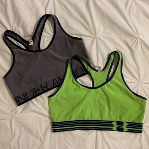 Under Armour Sports Bras sz Large Lot of 2